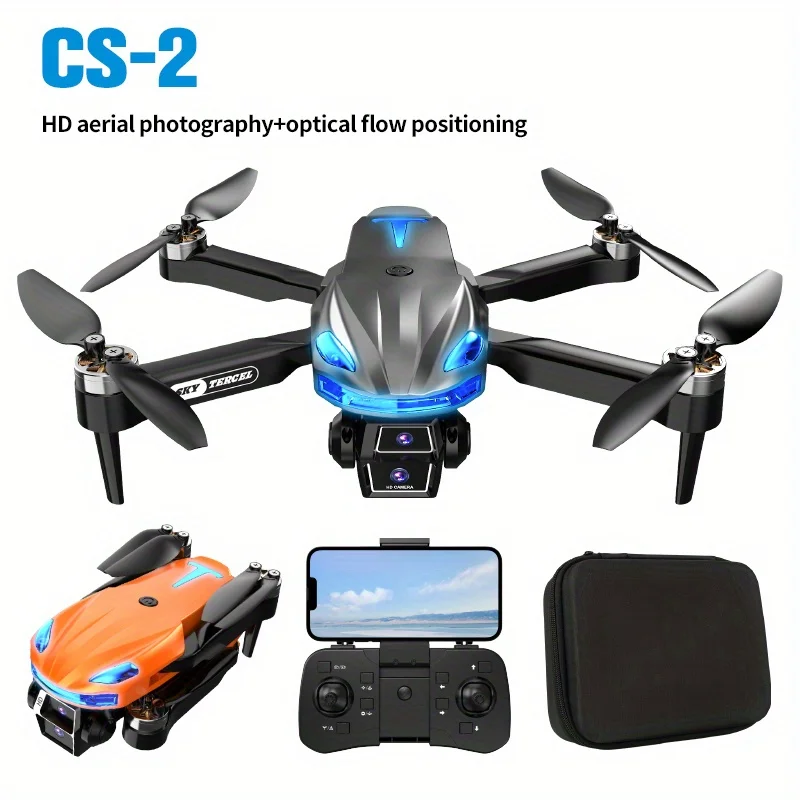 Drone Battery Case - โดรน CS2 ยอดนิยม พร้อมระบบควบคุมความเร็วอิเล็กทรอนิกส์ HD, กล้องคู่,